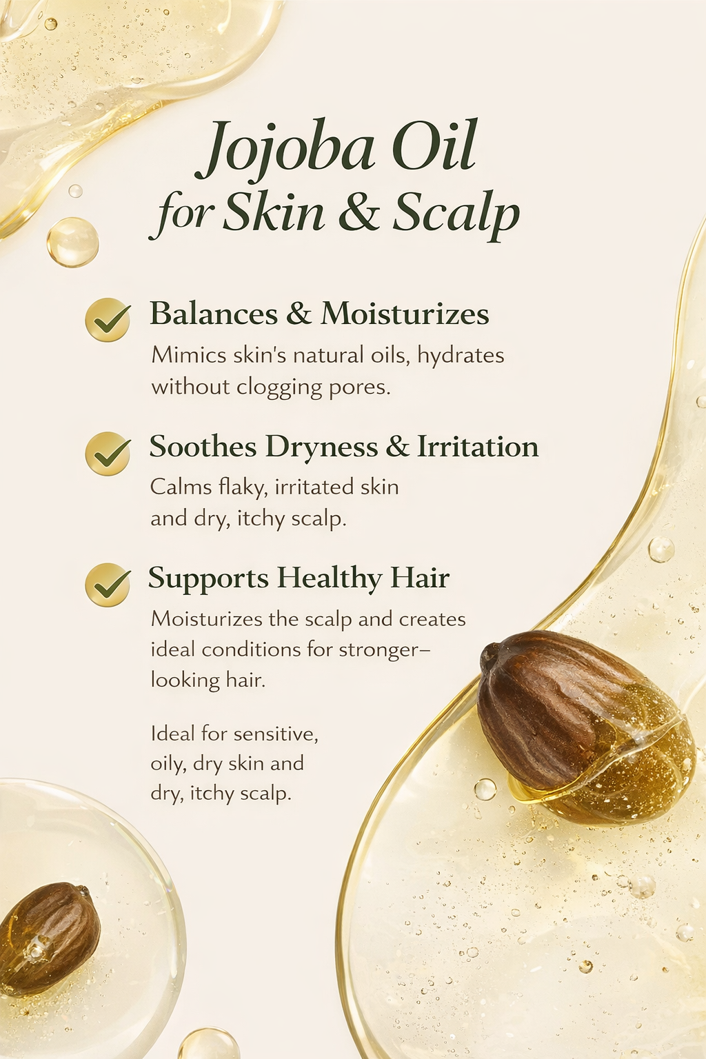JOJOBA OIL — Scalp & Skin Balancer (Enhanced With Tea Tree)
